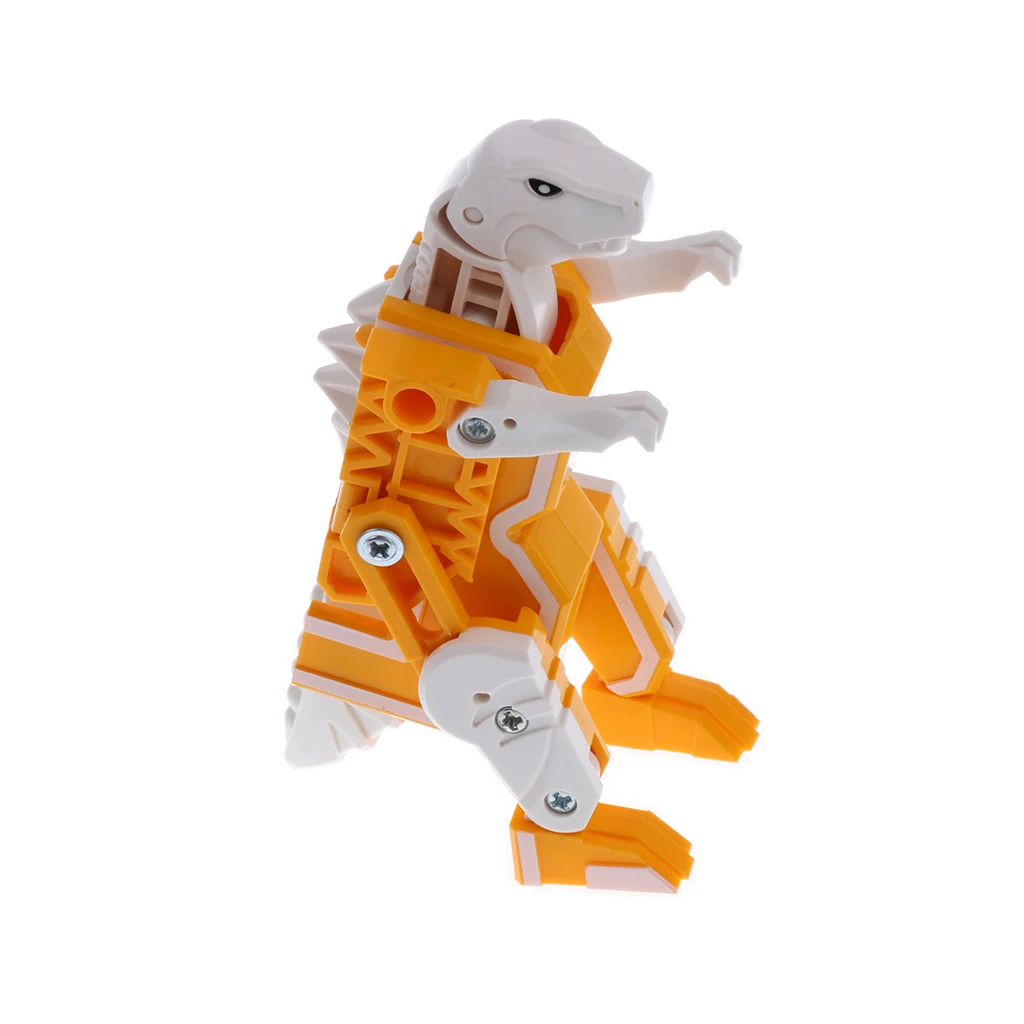 Pack of 4 English Letters Armour Team Transforming Robot Kids Children Educational Toy Party Bag Fillers - A B C D