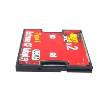 

10pcs/lot CY Dual Slot TF or Micro SD Micro SD to Type I Compact Flash Card CF Reader Adapter for Nikon Cannon Carema