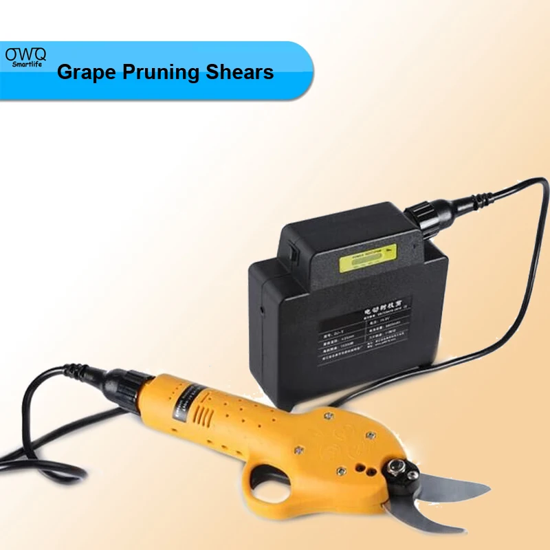 1PC Lithium Battery High Speed Electric Grape Pruning Shears electric pruner with 14.8V/8800mAh