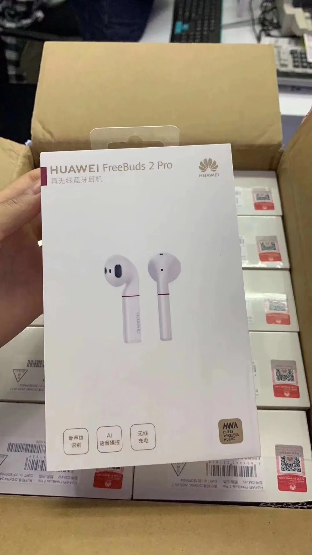 HUAWEI FreeBuds 2 FreeBuds 2 Pro Bluetooth 5,0 Беспроводные наушники с микрофоном Музыка сенсорный водонепроницаемый гарнитура Handfree динамический