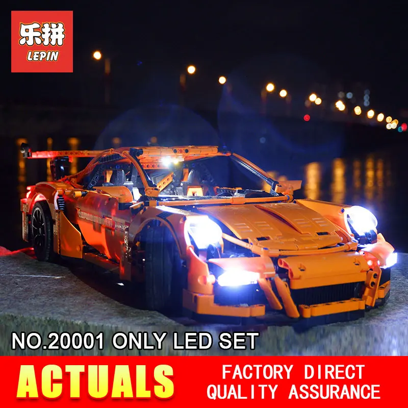 

Lepin Led Light Up Kit For Technic Series 911 Racing Car Building Block Light Set Compatible With 42056 And 20001