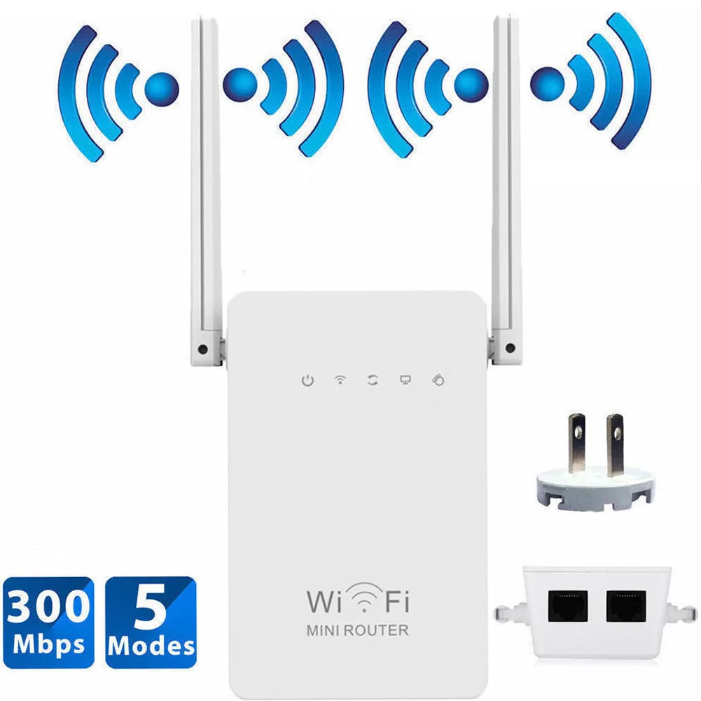 Усилитель сигнала двойная антенна 300 M маршрутизатор поставки репитер wifi