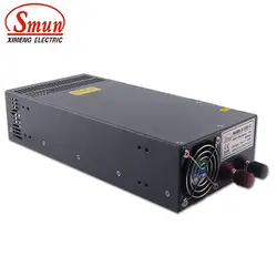 SMUN S-1200-12 110VAC/220VAC до 1200 Вт 12 В 100A Один выход импульсный источник питания с CE ROHS