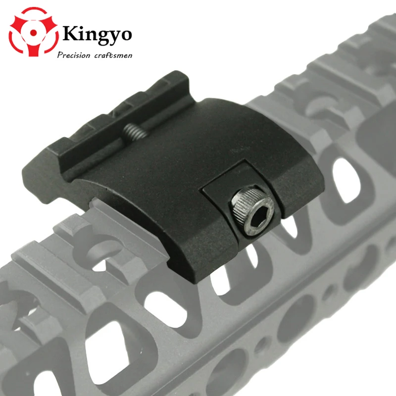 

Tactical Airsoft Rifle Gun Dual 45 Degree OffSet Hunting Shooting Side Mount Base