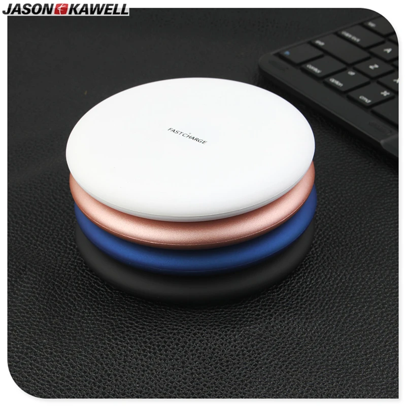 

Wireless Charger Pad for smart phone for iPhone X for Samsung Note 8 fast charging high quality for iPhone 8 free shipping