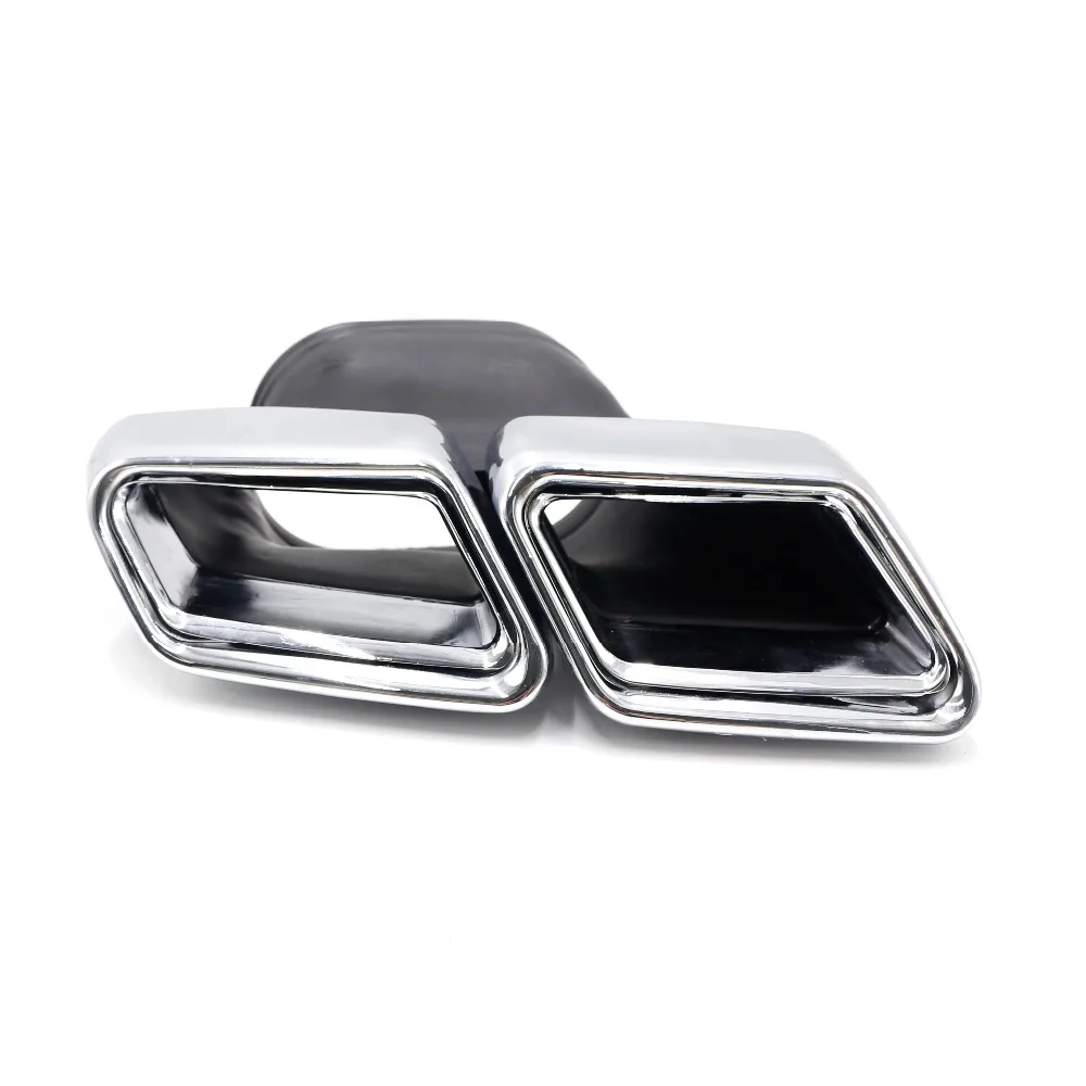 Chrome 304 Stainless Steel For Mercedes Benz S65 S63 E63 Exhaust Muffler Tips W222 W212 W205 R231 W218 8098|steel stainless|steel exhaust tipsteel