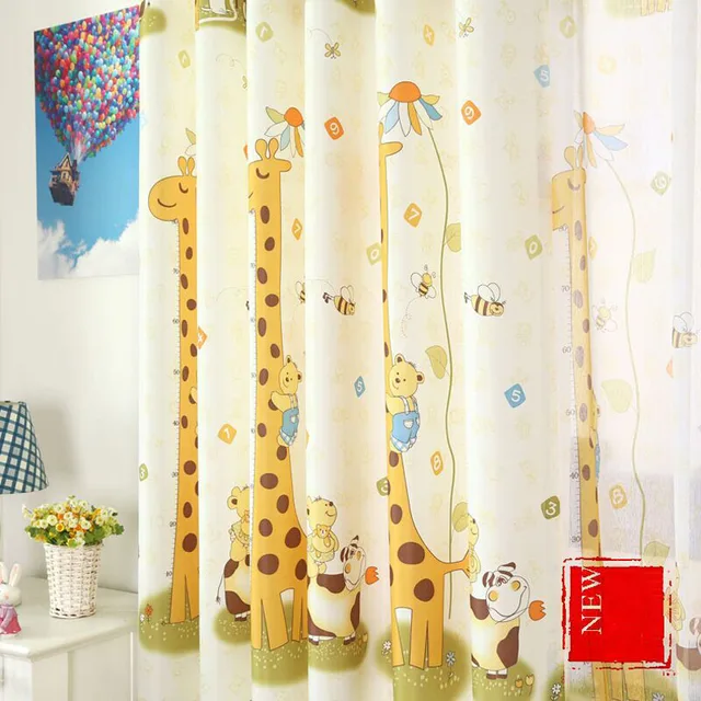 2016 Girafe Motif Moderne Ombre Stores Épais Fenêtre Rideaux ... 2016 Girafe Motif Moderne Ombre Stores Épais Fenêtre Rideaux ...