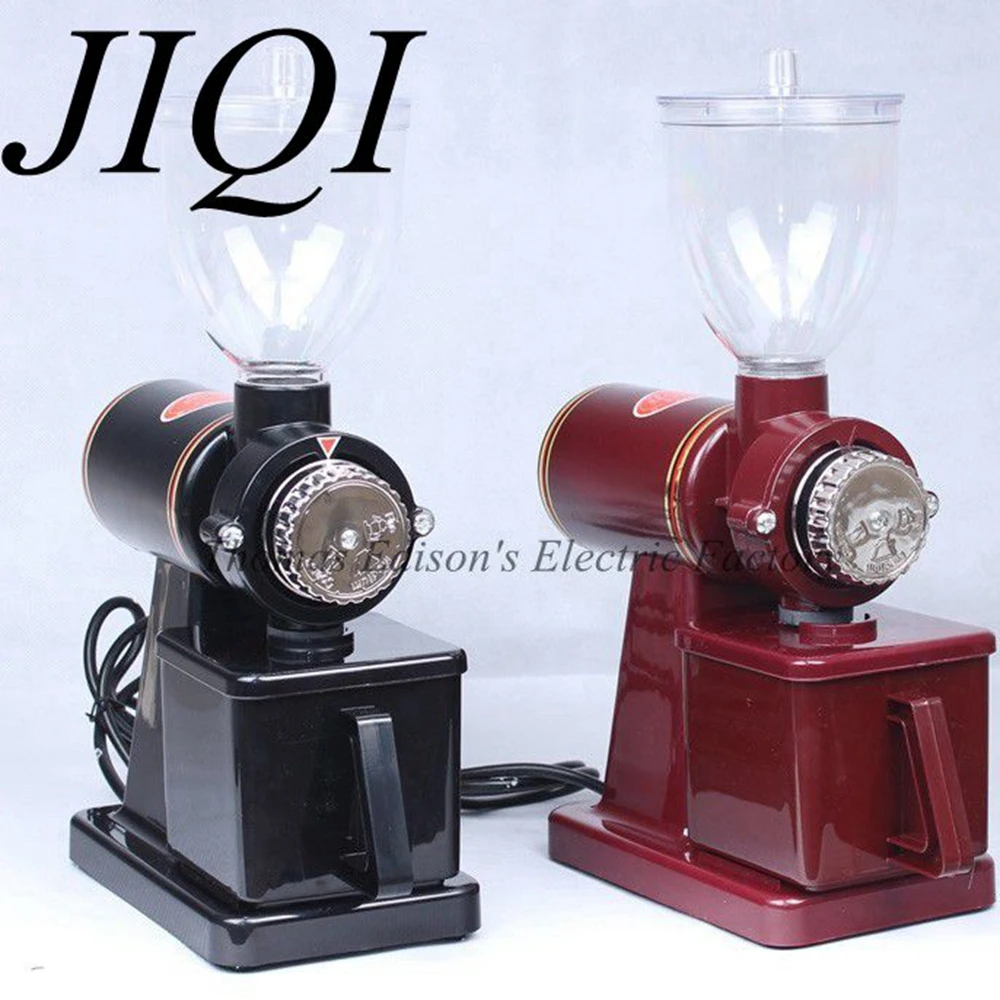 Электрическая кофемолка JIQI, легко использовать, переходник для кухни|electric coffee grinder machine|coffee grinder machinecoffee mill | АлиЭкспресс