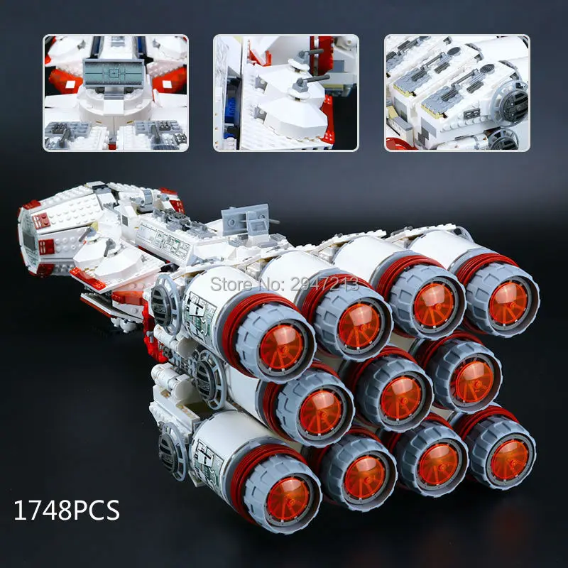 hot compatible LegoINGlys Star Wars series Building Blocks Rebels blockade runners warships model brick toys for Children gift hot new compatible legoinglys star wars series motorized walking at at model robot building blocks toys for children gift