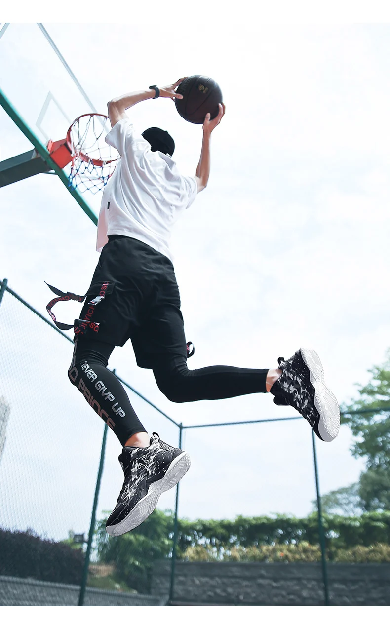 Высокие мужские баскетбольные кроссовки с дышащей сеткой; мужские кроссовки Basket Homme Jordan; спортивная обувь; Прямая поставка