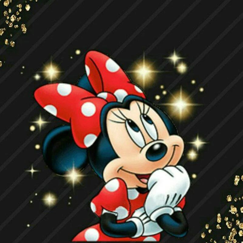 

Full Square Diamond embroidery Cartoon Mouse Full Round Diamond mosaic flower 5D DIY Diamond painting Cross stitch