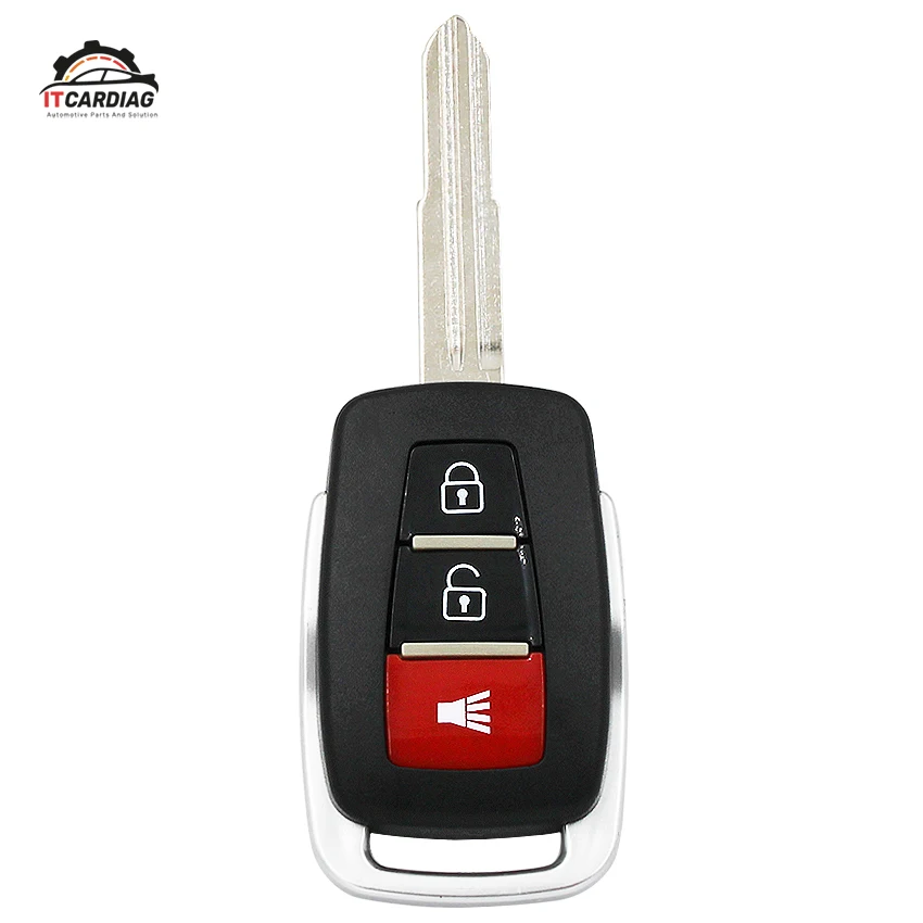 

3 Button Remote Key Shell Case Fob Smart Car Key Housing Cover for Proton Uncut Right Blade
