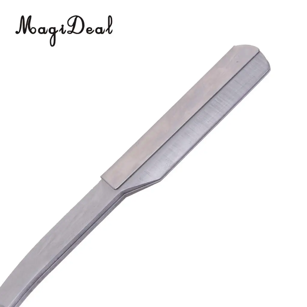 Salon Men Steel Barber Straight Edge Hair Razors Folding Shaver Light weight finely balanced, steel cut throat razor handle