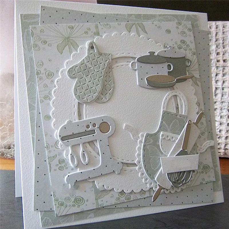 

DiyArts Mother's Day Cutting Dies Bag and Gloves Stencil Metal Cutting Dies for Dies Scrapbooking Album Embossing Craft Dies