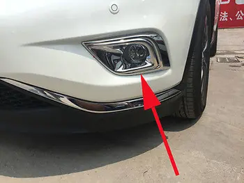 

Front Fog Light Cover Trim for Nissan Murano ABS Chrome New 2015-2017