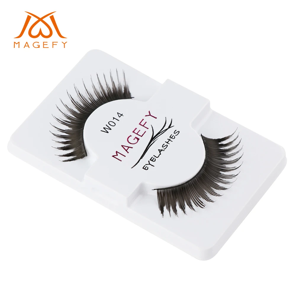 MAGEFY 50Pairs/pack Synthetic False Eyelashes Wholesale Thick Wispy