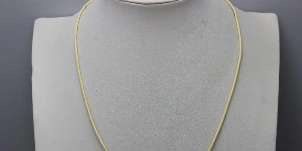 

Rice-white Leather 5 multi-color Freshwater Pearl Necklace17.5"handmade"No metal a(5.18)