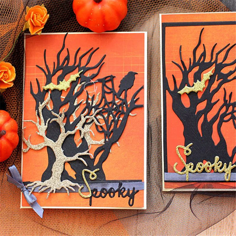 

Eastshape Tree Plant Wood Dies Metal Cutting Dies Scrapbooking Branch Border For DIY Embossing Paper Decor Card Craft Dies New