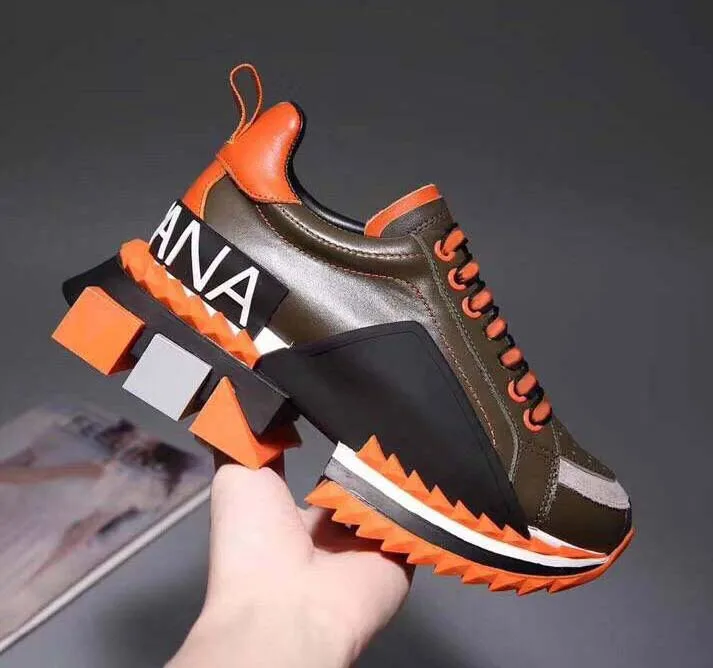 Fondo Grueso Marca 7 Deporte Con 10 5 8 Papá Cuero Las De Mujer Zapatos Super 1 Pisos Cordones Casuales Lujo 4 Mujeres 2019 9 Multicolor 2 La Zapatillas 6 3 Rey qwxxpvPt