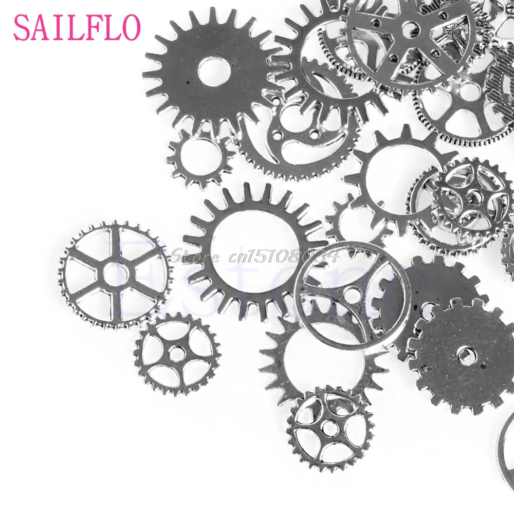 1 paquete de 100g mezcla de aleación mecánica Steampunk engranajes y engranajes accesorios de bricolaje nuevo S08 de la nave de la gota