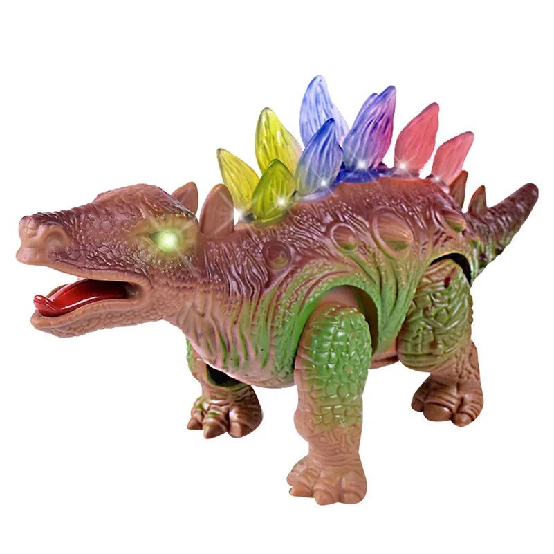 Light Up Dinosaur Electronic Walking Robot Roaring Interactive Dino Toy