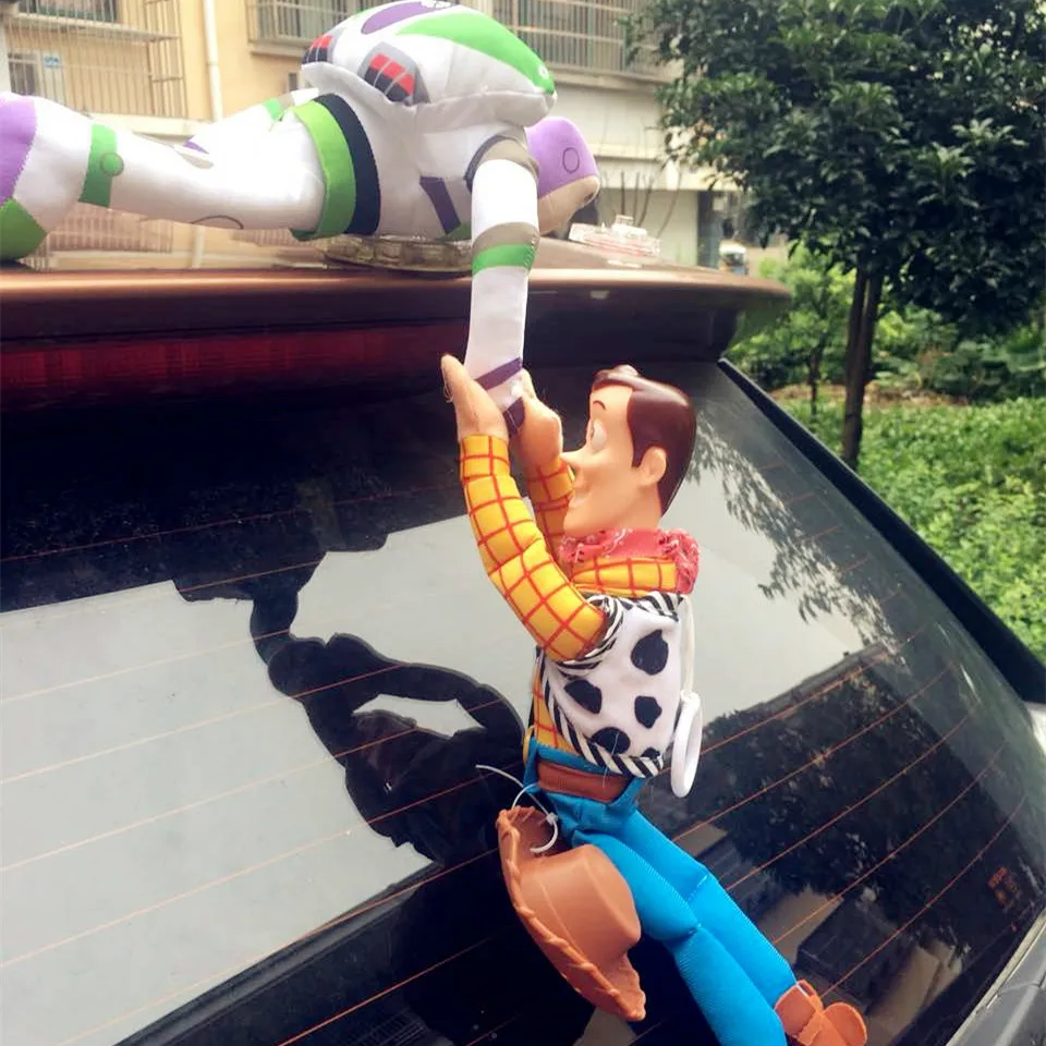 

Lovely Toy Story Sherif Woody Car Doll Plush Toys Outside Hang Toy Cute Auto Accessories Car Decoration Toy Christmas Gift