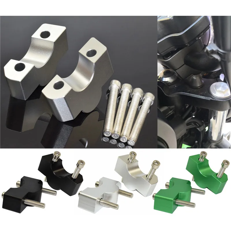 waase Motorcycle 28mm (1-1/8&quot) Handlebar Riser Height Up 30mm Bracket Kit For Kawasaki Vulcan S 650 2019 | Автомобили и