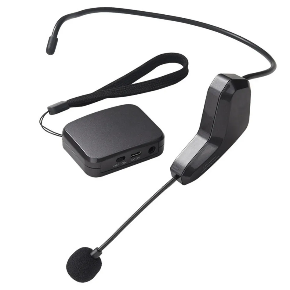 

Hot ! 2.4G Wireless Microphone Speech Headset Megaphone Radio Mic For Loudspeaker Teaching Meeting Tour Guide Microfones