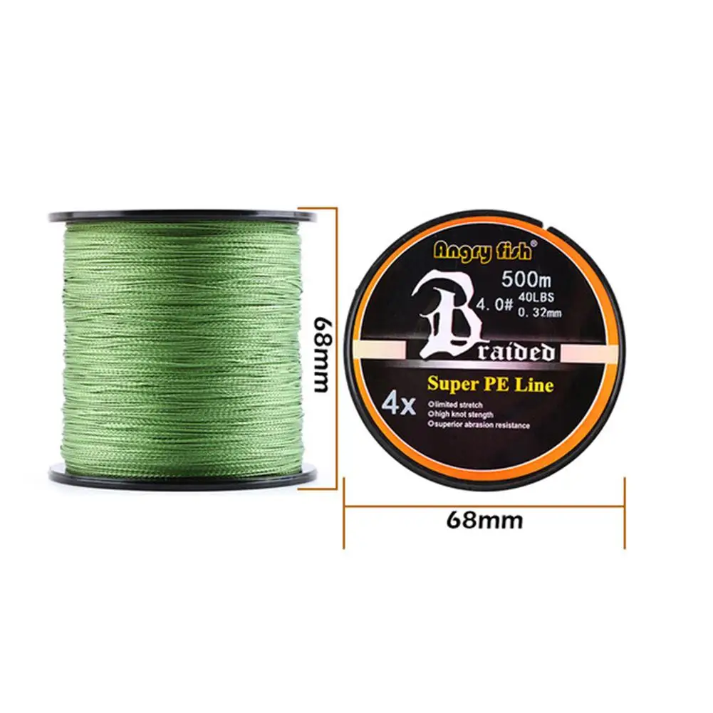Linha de Pesca Linha de Peixes Linhas para a Linha de Pesca da Carpa Trançado Azul Forte Força 12lb-80lb Multifilament Trança Linhas para a da Carpa 500m pe 4 Fio 5 12lb-80lb multifilament trança linhas para a linha de pesca da carpa