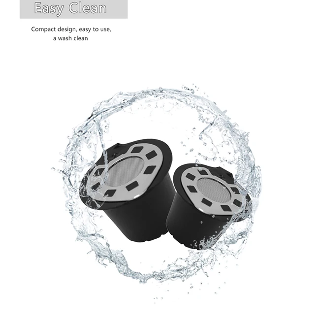 Best Offers 2pcs Nespresso refillable Coffee Capsule Use 300 times more Reusable Capsule Refill Capsule Compatible Nespress Machine