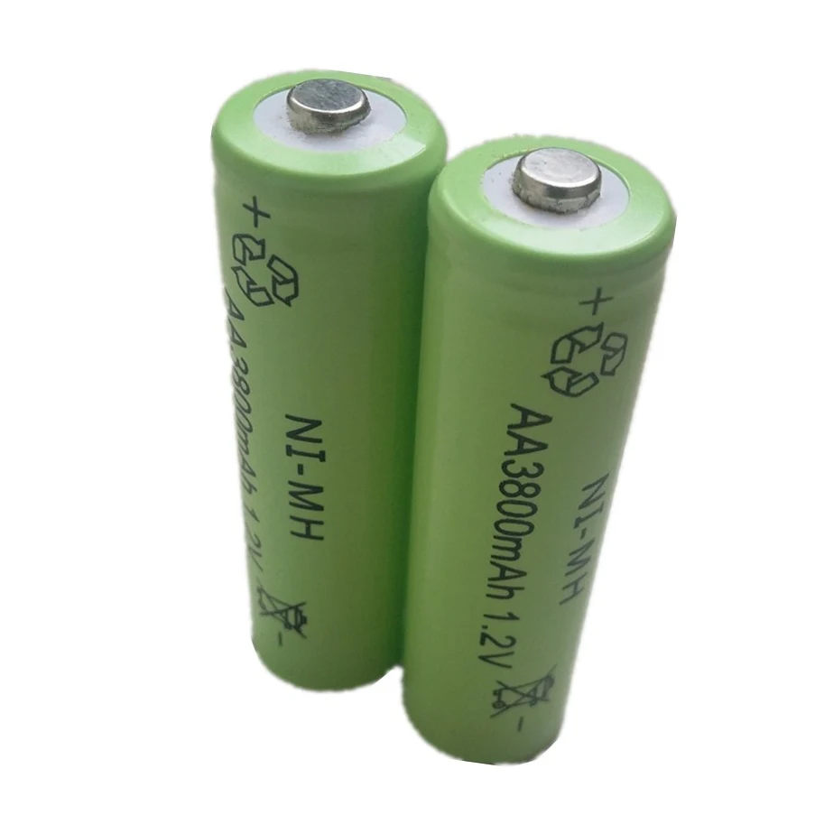 DING Ли Ши Цзя 12 шт AA 3800 mAh 1,2 V доставленных Перезаряжаемые Батарея Ni-MH 1,2 V Перезаряжаемые 2A Baterias bateria