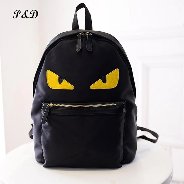 Famous Brand Nylon Backpacks High Capacity Eye Backpack Monster Bag Famous Brand Nylon Backpacks High Capacity Eye Backpack Monster Bag Bugs School Bags For Agers