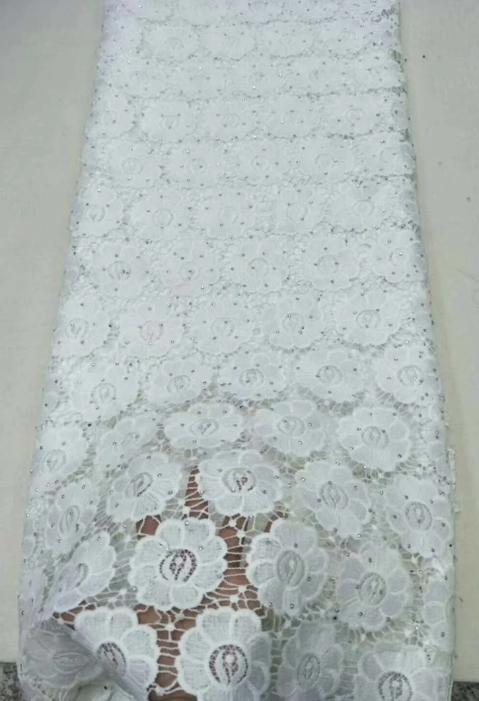 

Lace Hot Sale Tulle Lace Fabric High Quality African Lace Fabric 2018 Embroidered Tulle Lace Fabric