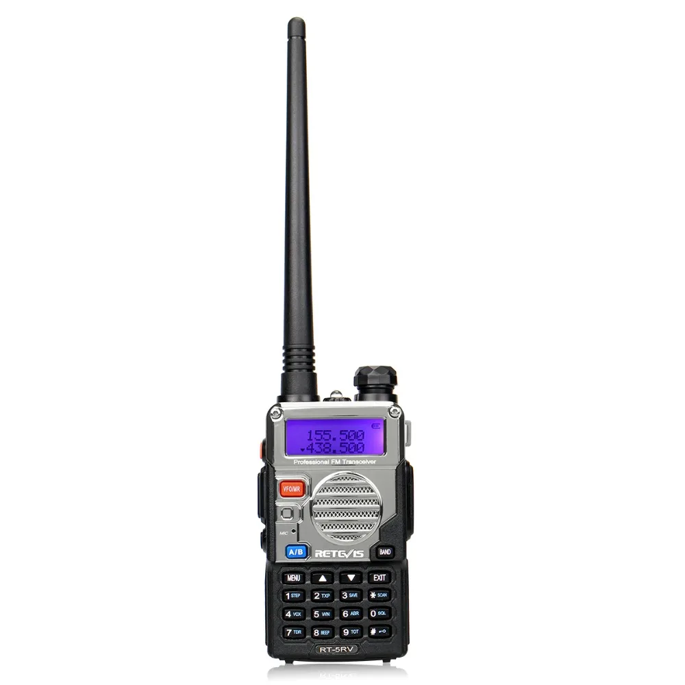 Retevis RT-5RV иди и болтай Walkie Talkie VHF Любительская рация двойного диапазона 5W VOX ручной 2 Way Радио приемопередатчик cb радио Comunicador RT5RV для переносного приемо-передатчика