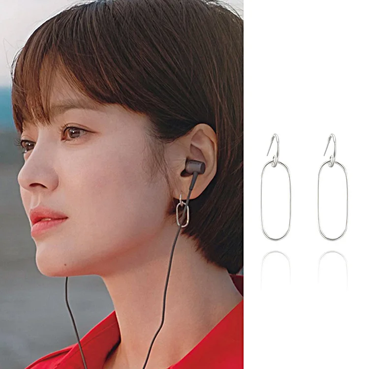 simple circles geometric earrings 100% 925 Sterling silver Jewelry fashion Hypoallergenic Stud earrings for women gift
