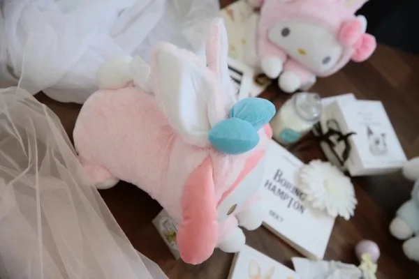 IVYYE Melody Cinnamoroll Аниме Плюшевые коробки для салфеток, домашний бумажный чехол, декоративная салфетка с героями мультфильмов, автомобильный держатель, унисекс, для девочек, новинка