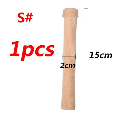 1/2 шт. исправление вальгусной деформации первого пальца стопы исправление выпрямить трубки с закрытым носком сепараторы от болезненной опухоли на pediture инструмент для ног Уход за ногами защита для пальца - Цвет: Small