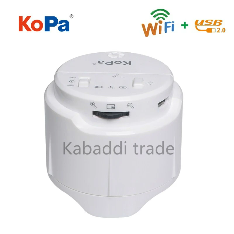 

5.0MP Mini WiFi Digital Microscope Camera LED Illuminated for Iris Skin Hair Care Industrial Inspection Component Soldering