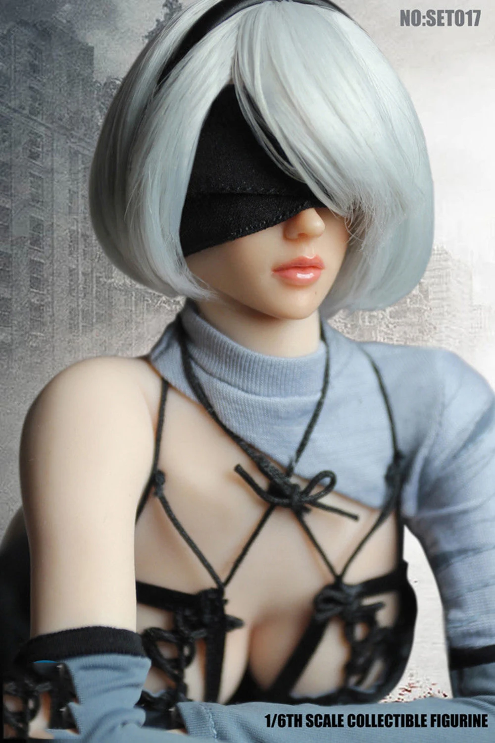 Игровая фигурка 2B 1/6 nier automata фигурка голова лепить комплект одежды w оружие nier 2 девушка фигурка желаний МАСКА ИГРУШКА Коллекционная без тела