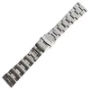 High Quality 20/22mm Charm Silver Wrist Band Strap Bracelet Replacement Watchband Solid Link Stainless Steel + 2 Spring Bars ► Photo 2/6