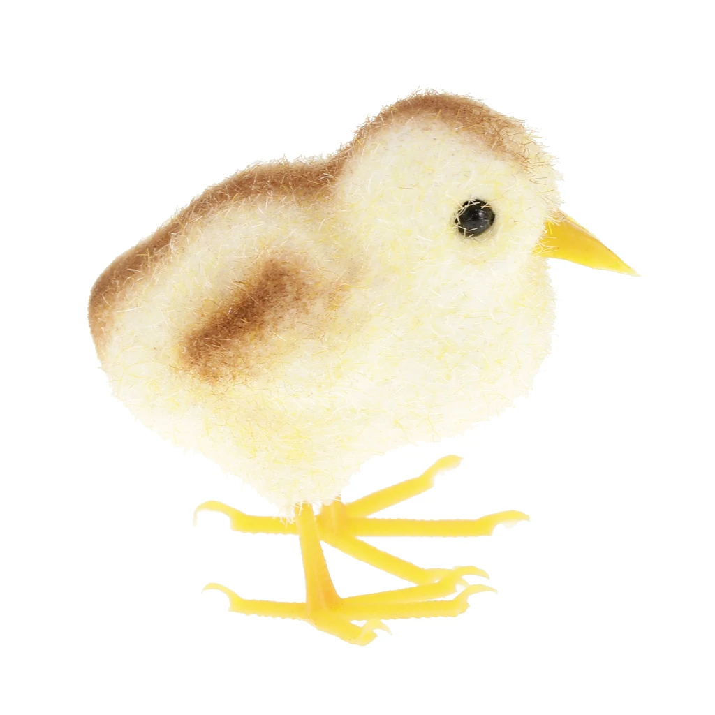 Home Decor Chicken Ornament Figurines Baby Chick Birds Garden Decor Miniature Models Miniatures 