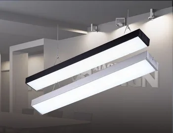 

Led long office lamp surface mounted and cord pendant full model strip chandelier