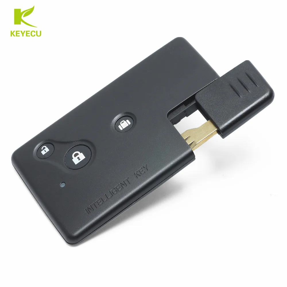 KEYECU Smart Remote Key Case 3 Buttons Fob for Nissan Teana (Old Model) with Small key key case