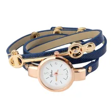 Женская мода PU Кожаный Браслет Кварцевые Часы Платье Часы Relojes Mujer Relogio Feminino Часы