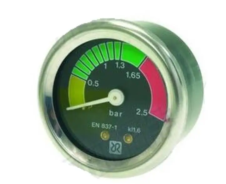Прибор для измерения давления в котле 2 мм 0-2.5BAR 1/4"