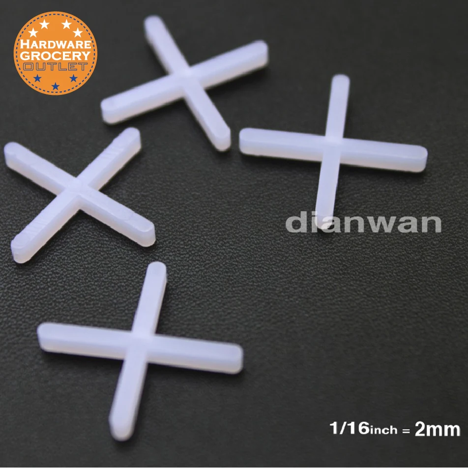 

2mm. Tile Spacers for Spacing of Floor or Wall Tiles, 300pcs