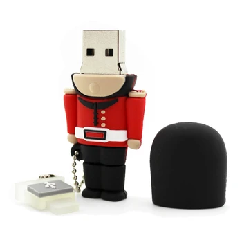 

8/16/32 GB USB Flash Card Dual OTG Pen Drive Micro USB U Disk Royal Guard Modelling for Phone or PC