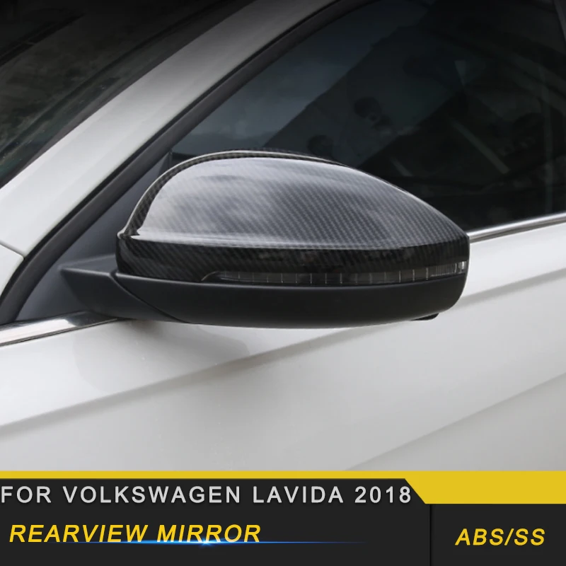 Для Volkswagen Lavida 2018 автомобильный Стайлинг заднего вида анти-царапина протектор полосы крышка рамка стикер внешние аксессуары