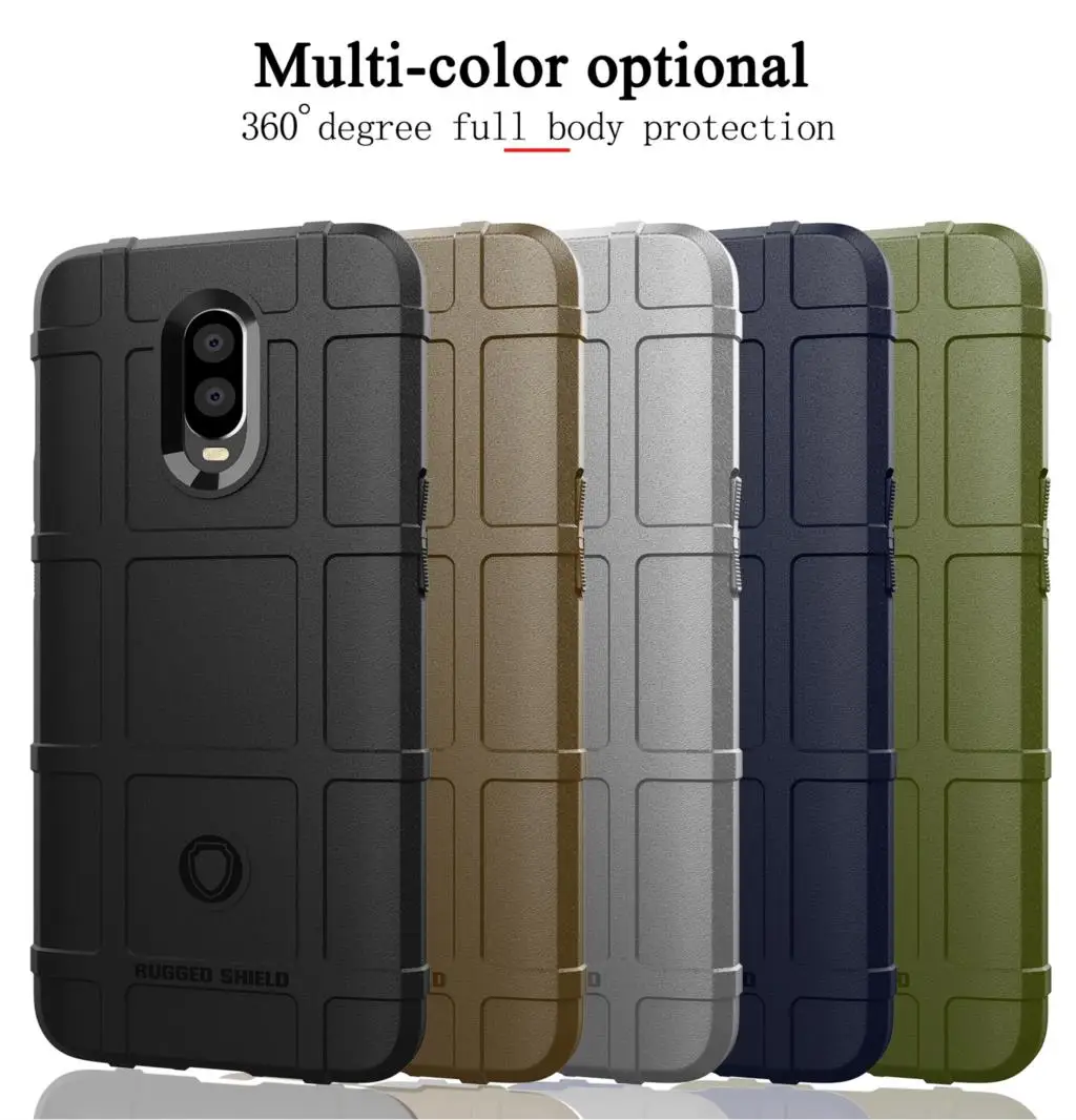 

Coque Case For For OnePlus 6T 1+6T Cover Luxury Rugged Shield Soft Silicon Armor Shockproof Cover For Oneplus 6 6T One Plus 6T