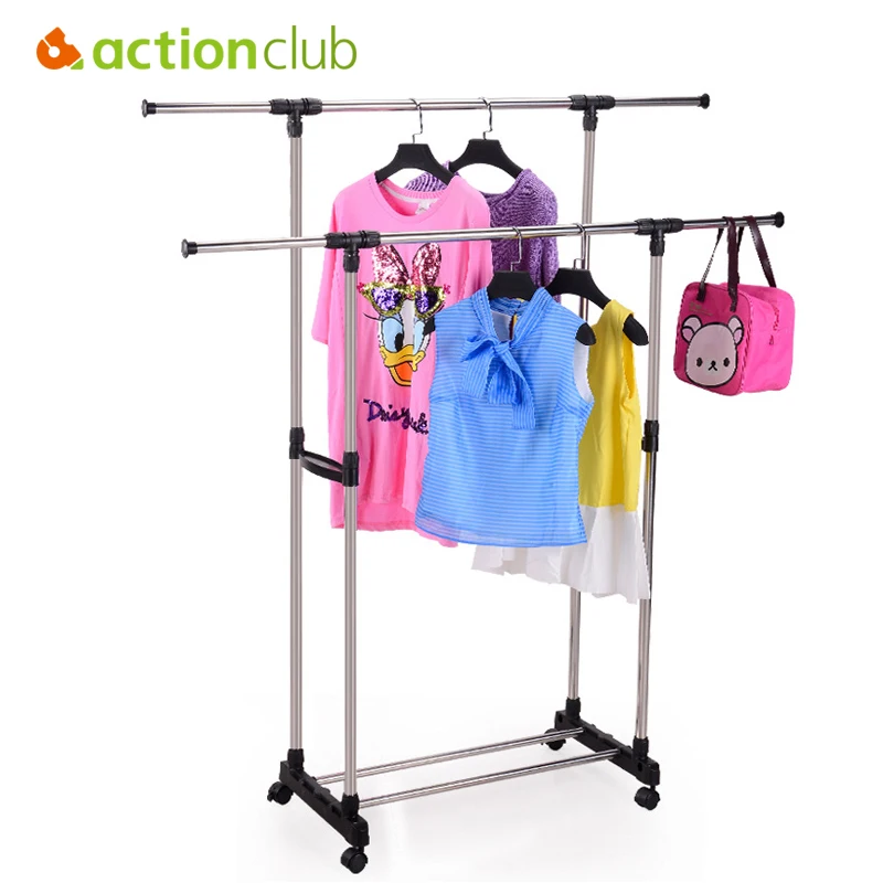 Buy Stainless Steel Double Rod Drying Rack